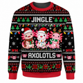 Christmas Axolotl Ugly Sweater Ln, Cute Holiday Gift