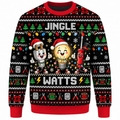Electrician Christmas Ugly Sweater Ln, Wiring Humor Pullover Holiday Gift