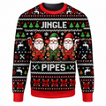 Plumber Christmas Ugly Sweater Ln, Pipe Fitting Humor Pullover Holiday Gift