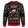 Photography Christmas Ugly Sweater Ln, Funny Holiday Gift For Photographers