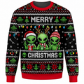 Christmas Alien Ugly Sweater Ln, Funny Extraterrestrial Holiday Gift