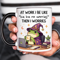Funny Acent Mug Ln, Wizard Frog Ceramic Drinkware For Fantasy Lovers