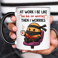 Funny Acent Mug Ln, Ninja Potato Ceramic Drinkware For Funny Office Accessories