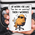 Potato Sunglasses Funny Acent Mug Ln, Ceramic Drinkware For Quirky Home Decor