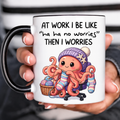 Knitting Socks Octopus Funny Acent Mug Ln, Ceramic Craft Lover Drinkware
