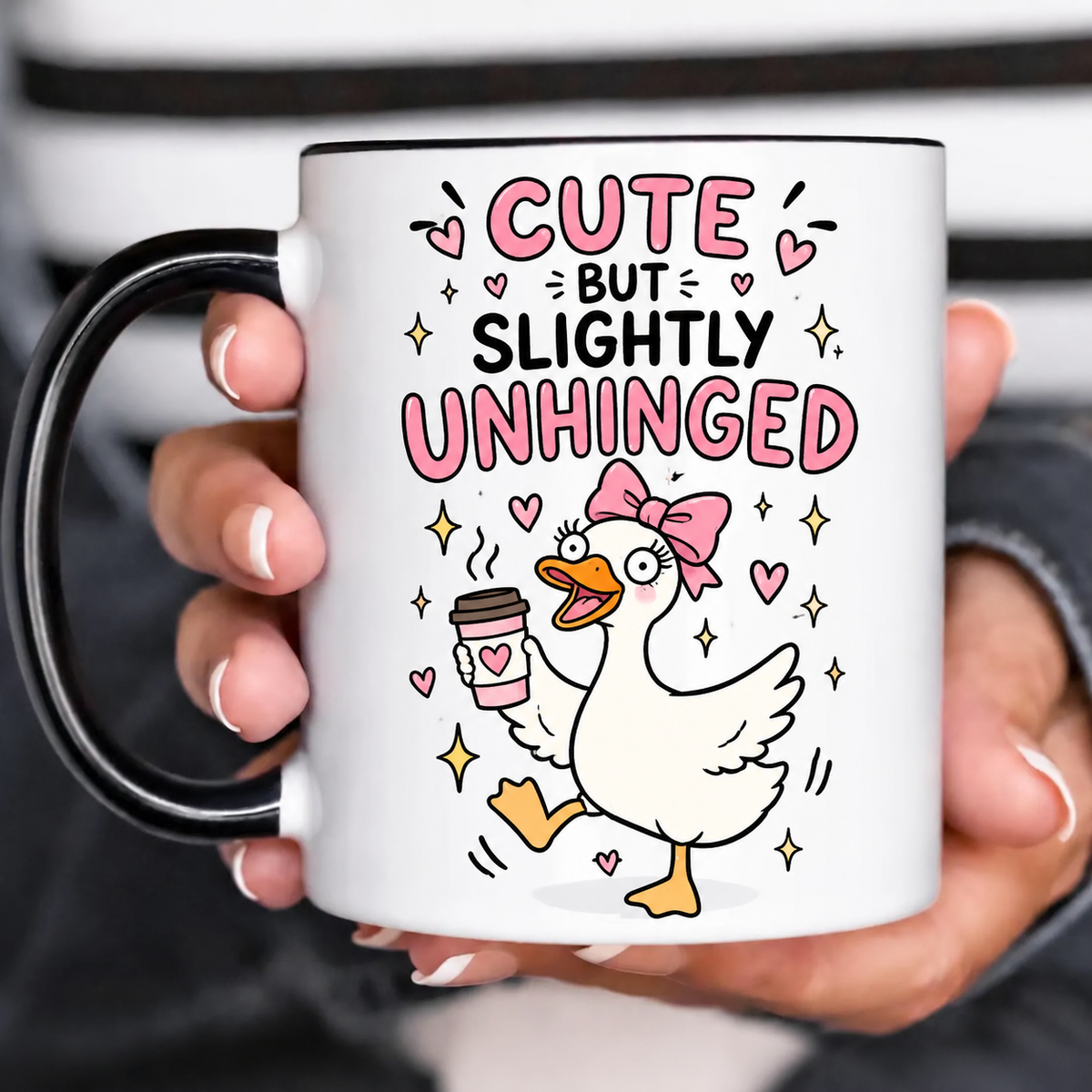 Funny Acent Mug Ln, Cute But Slightly Unhinged Ceramic Drinkware Gift