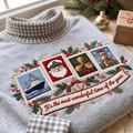 Ship Engineer It's The Most Wonderful Time Of The Year HG AI Gingham Mock Neck Sweatshirt, Embroidered Christmas Stam