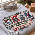 DevOps Engineer It's The Most Wonderful Time Of The Year HG AI Gingham Mock Neck Sweatshirt, Embroidered Christmas Stam