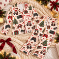 Game Developer Christmas Satin Pajama Set, HG AI Christmas PJs Sets, Christmas Pajamas, Holiday Pajama Set, Family Long