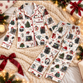 IT Technician Christmas Satin Pajama Set, HG AI Christmas PJs Sets, Christmas Pajamas, Holiday Pajama Set, Family Long