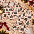 Studio Technician Christmas Satin Pajama Set, HG AI Christmas PJs Sets, Christmas Pajamas, Holiday Pajama Set, Family