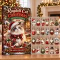 Ragdoll Cat Evergreen Advent Calendar HFN Gen Acrylic Ornaments