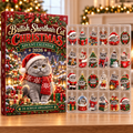 British Shorthair Cat Evergreen Advent Calendar HFN Gen Acrylic Ornaments
