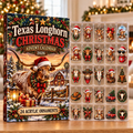 Texas Longhorn Evergreen Advent Calendar HFN Gen Acrylic Ornaments