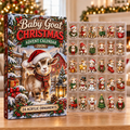 Baby Goat Evergreen Advent Calendar HFN Gen Acrylic Ornaments