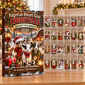 Nigerian Dwarf Goat Evergreen Advent Calendar HFN Gen Acrylic Ornaments
