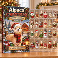 Alpaca Evergreen Advent Calendar HFN Gen Acrylic Ornaments