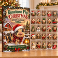 Kunekune Pig Evergreen Advent Calendar HFN Gen Acrylic Ornaments