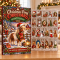 Christmas Pony Evergreen Advent Calendar HFN Gen Acrylic Ornaments, Festive Equine Tree Decoration