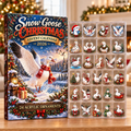 Snow Goose Evergreen Advent Calendar HFN Gen Acrylic Ornaments