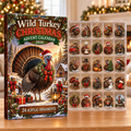 Wild Turkey Evergreen Advent Calendar HFN Gen Acrylic Ornaments