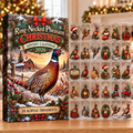 Ring-Necked Pheasant Evergreen Advent Calendar HFN Gen Acrylic Ornaments