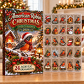 American Robin Evergreen Advent Calendar HFN Gen Acrylic Ornaments