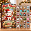 Dental Hygienist Evergreen Advent Calendar HFN Gen Acrylic Ornaments