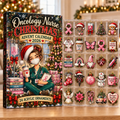 Oncology Nurse Evergreen Advent Calendar HFN Gen Acrylic Ornaments, Holiday Tree Decoration Gift