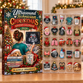 Ultrasound Technician Evergreen Advent Calendar HFN Gen Acrylic Ornaments, Christmas Tree Decor Gift