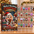 Medical Microbiology Evergreen Advent Calendar HFN Gen Acrylic Ornaments