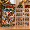Tyrannosaurus Rex Acrylic Ornaments, Evergreen Advent Calendar HFN Gen