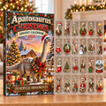 Apatosaurus Acrylic Ornaments, Evergreen Advent Calendar HFN Gen