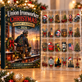 Union Ironworker Evergreen Advent Calendar HFN Gen Acrylic Ornament