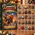 Lineman Evergreen Advent Calendar HFN Gen Acrylic Ornament