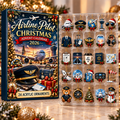 Airline Pilot Evergreen Advent Calendar HFN Gen Acrylic Ornament, Holiday Tree Decor Gift