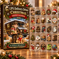 Ups Delivery Driver Evergreen Advent Calendar HFN Gen Acrylic Ornament, Holiday Tree Decor Gift
