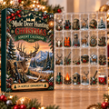 Mule Deer Hunting Acrylic Ornament, Evergreen Advent Calendar HFN Gen