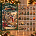 Quail Hunting Acrylic Ornament, Evergreen Advent Calendar HFN Gen
