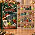 Tennis Dad Evergreen Advent Calendar HFN Gen Acrylic Ornament