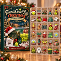 Tennis Court Life Evergreen Advent Calendar HFN Gen Acrylic Ornament