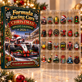 Formula Racing Cars Evergreen Advent Calendar HFN Gen Acrylic Ornament