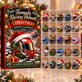 Formula Racing Helmets Evergreen Advent Calendar HFN Gen Acrylic Ornament