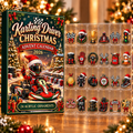 Karting Driver Evergreen Advent Calendar HFN Gen Acrylic Ornament