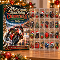 Motorcycle Road Racing Evergreen Advent Calendar HFN Gen Acrylic Ornament