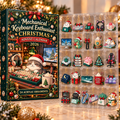 Mechanical Keyboard Enthusiast Evergreen Advent Calendar HFN Gen Acrylic Ornament, Custom Keycap Gaming Desk Decor
