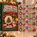 Cross Stitch Evergreen Advent Calendar HFN Gen Acrylic Ornament