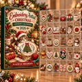 Embroidery Artist Evergreen Advent Calendar HFN Gen Acrylic Ornament