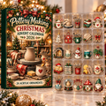 Pottery Making Evergreen Advent Calendar HFN Gen Acrylic Ornament