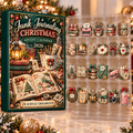 Junk Journaling Evergreen Advent Calendar HFN Gen Acrylic Ornament
